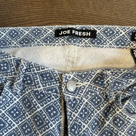Joe Fresh Blue Patterned Jeans - Picture 4 of 5